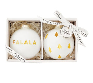 Glass Ornament Set - FaLa+Trees - The Collective Park City