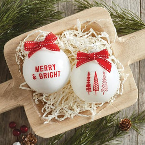 Glass Ornament Set - Merry+Trees - The Collective Park City