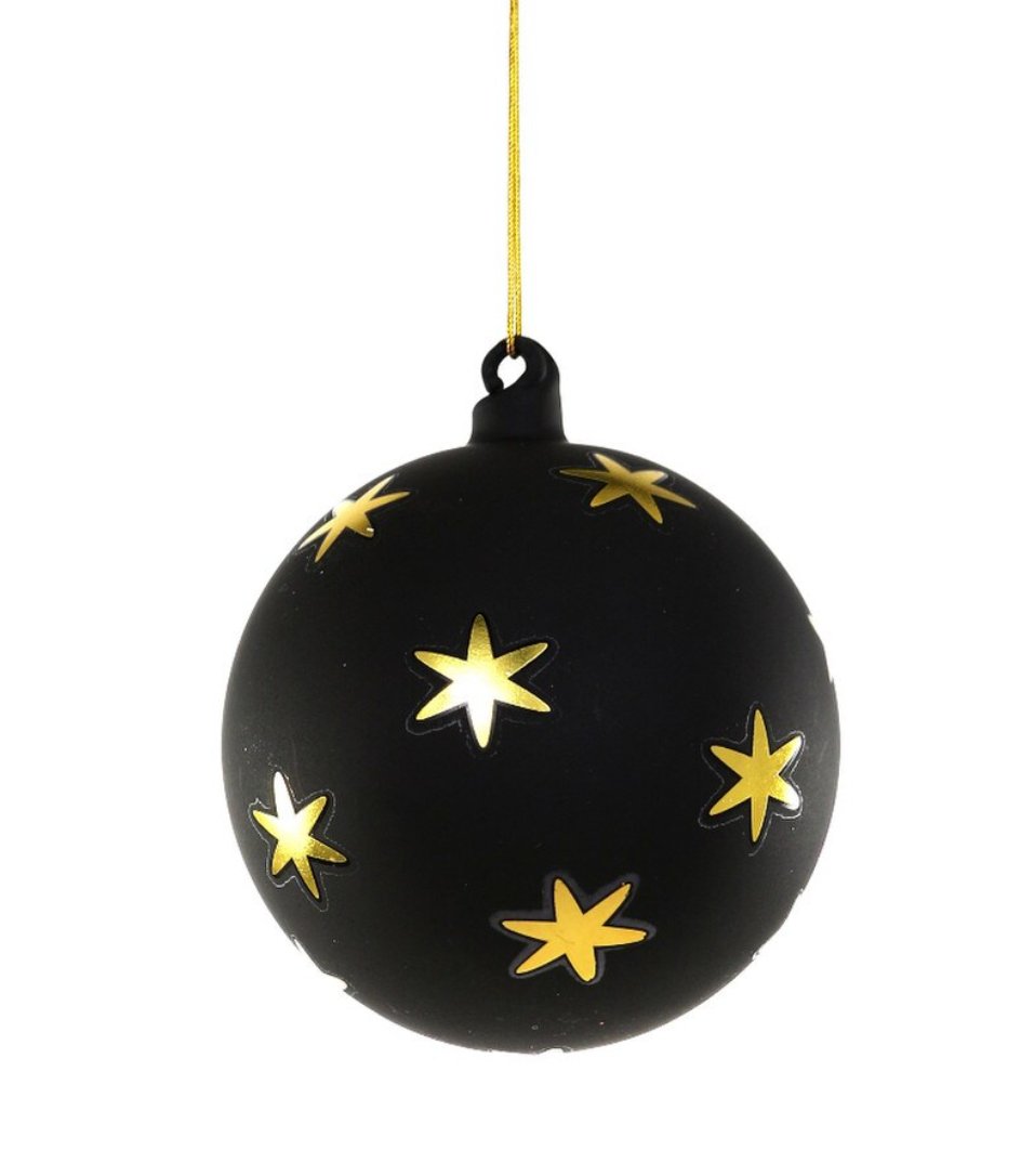 Glinting Star Bauble Ornament - Sm - The Collective Park City