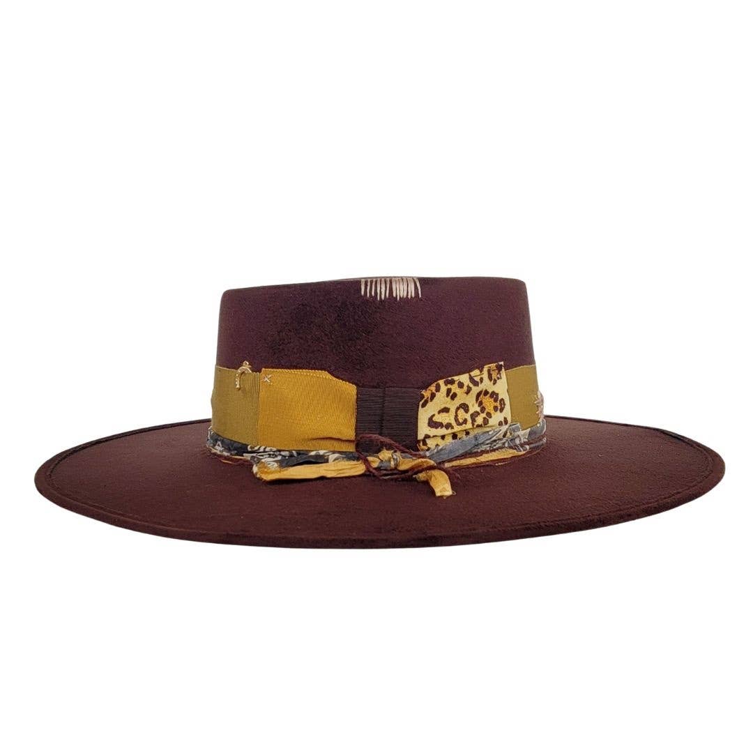 GODA Women's Telescope Crown Brown Hat : Brown / M/L - The Collective Park City