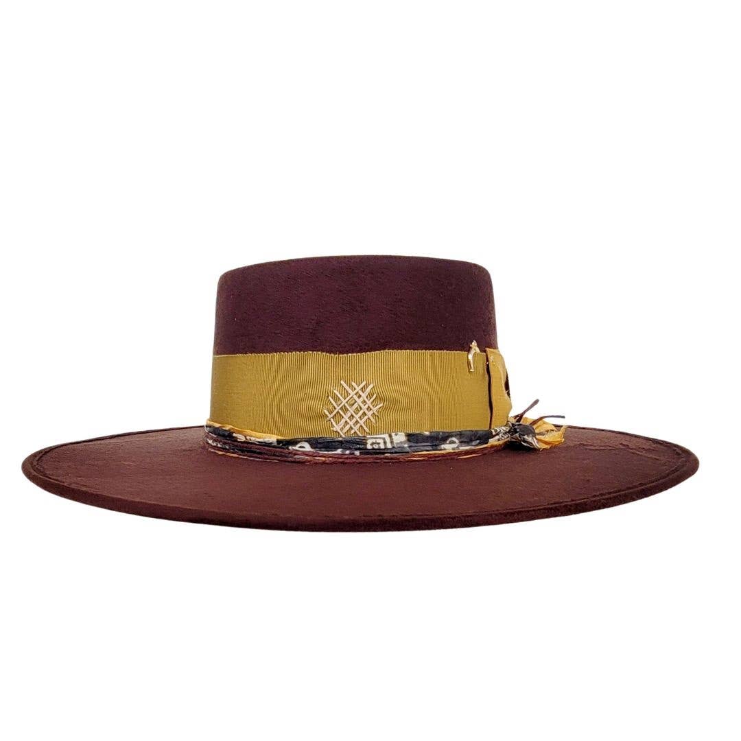 GODA Women's Telescope Crown Brown Hat : Brown / M/L - The Collective Park City