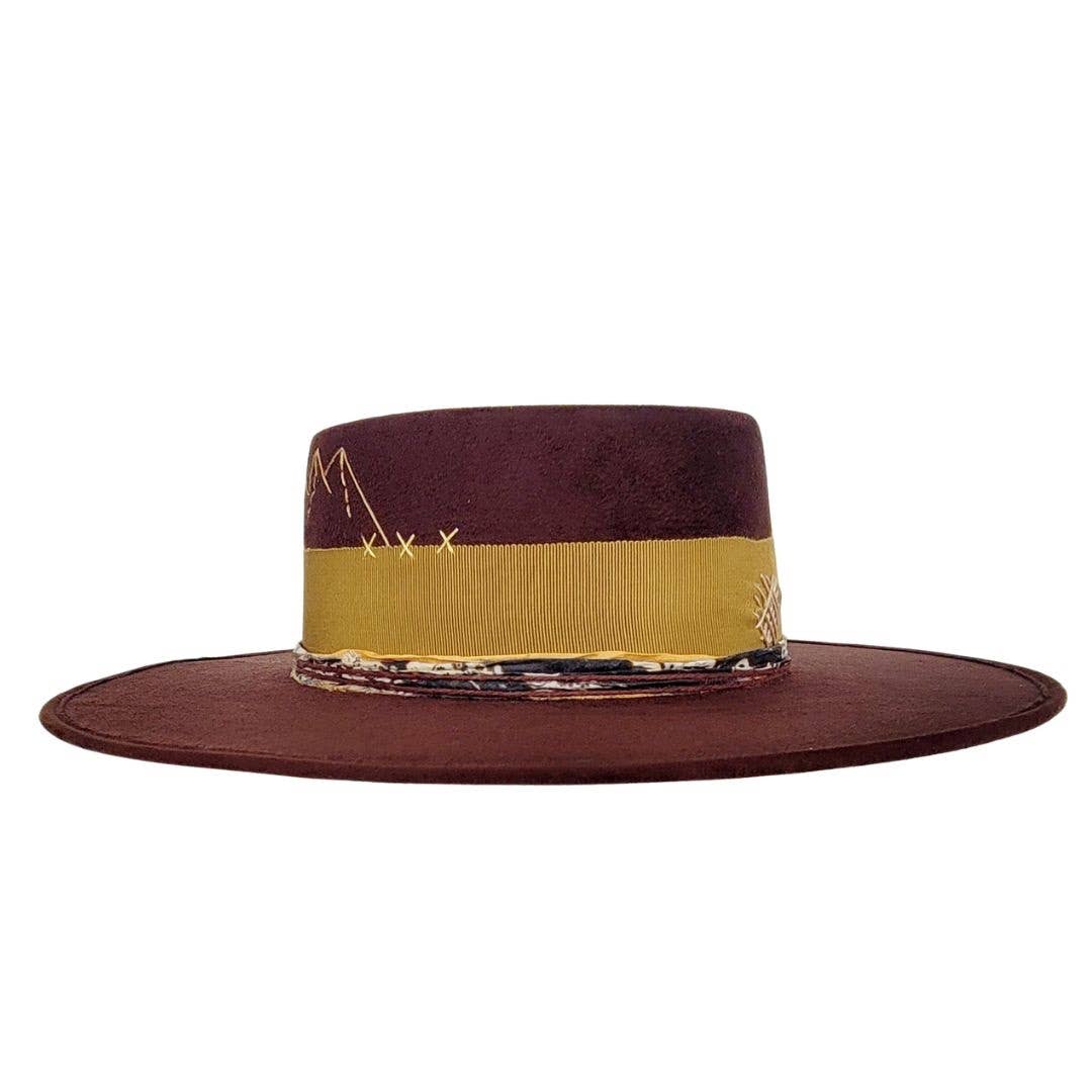 GODA Women's Telescope Crown Brown Hat : Brown / M/L - The Collective Park City