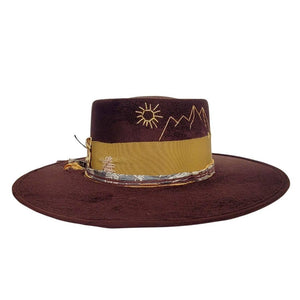 GODA Women's Telescope Crown Brown Hat : Brown / M/L - The Collective Park City