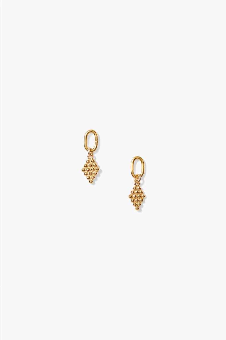 Gold Diamond - Shape Earrings - The Collective Park City