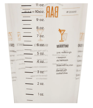 Gold & Glass Cocktail Shaker with Recipes - The Collective Park City