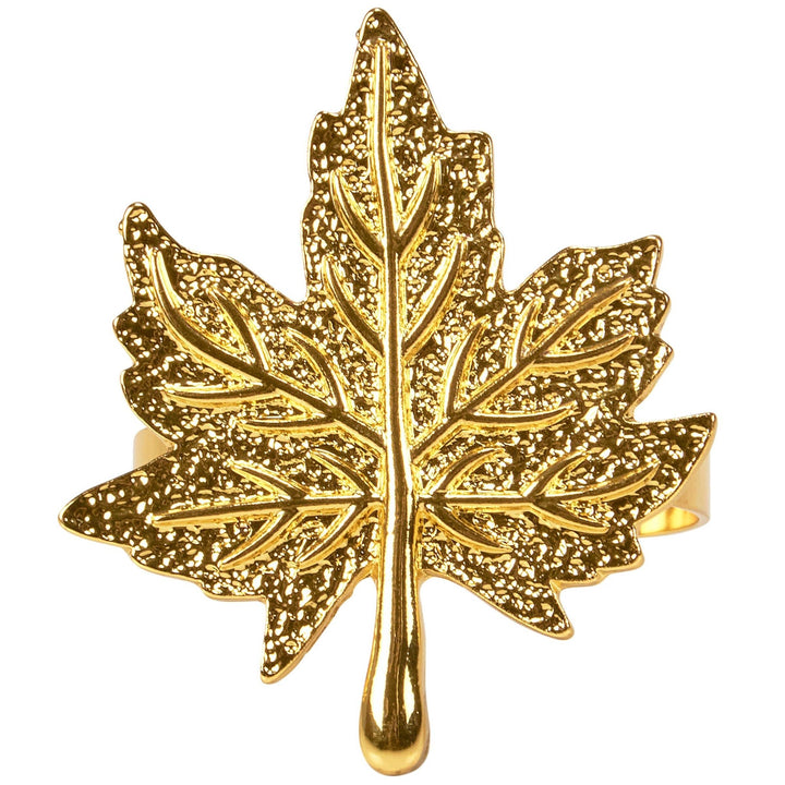 Gold Leaf Napkin Ring - The Collective Park City