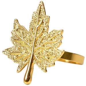 Gold Leaf Napkin Ring - The Collective Park City
