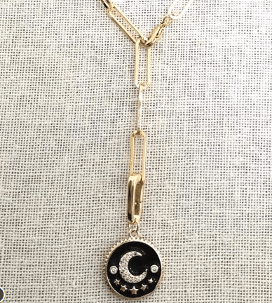 Gold Plated Paperclip Necklace - 24" - The Collective Park City