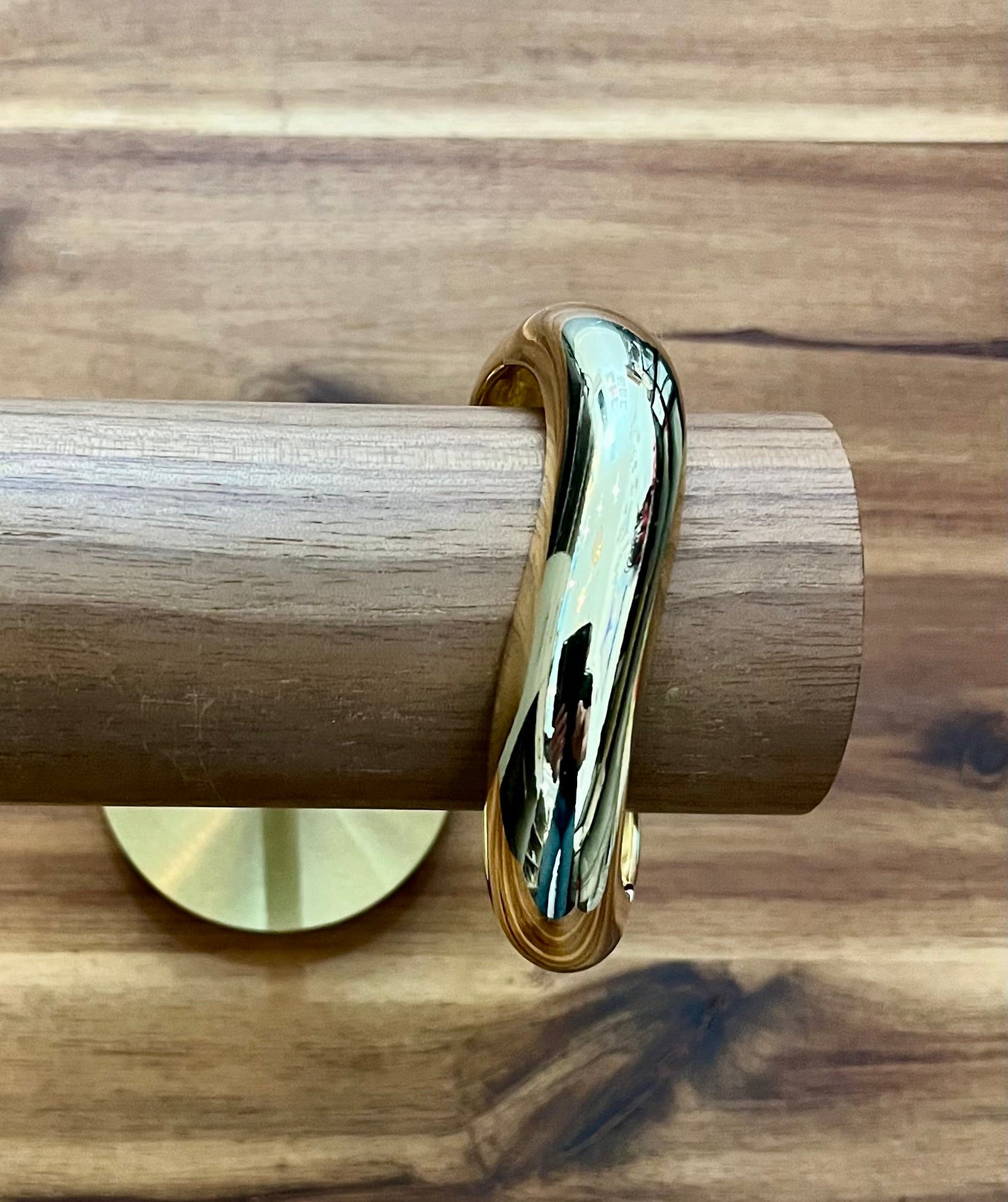 Gold Plated Wave Bracelet - The Collective Park City