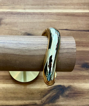 Gold Plated Wave Bracelet - The Collective Park City