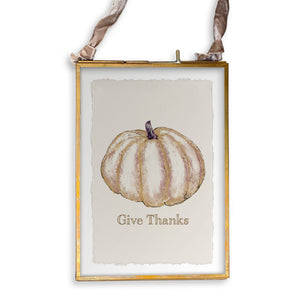 Gold Pumpkin: White Guest Towel / No, Keep Words / - The Collective Park City