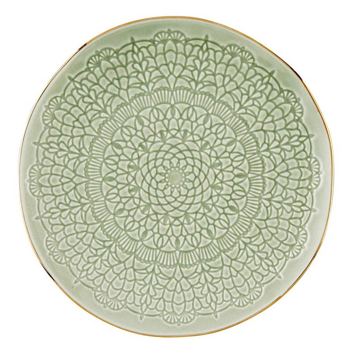 Gold Rim Stamped Appetizer Plate - The Collective Park City
