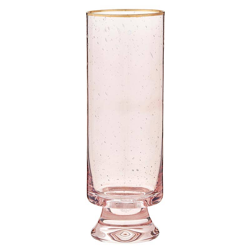 Gold Rimmed Glass - Blush - Champagne - The Collective Park City