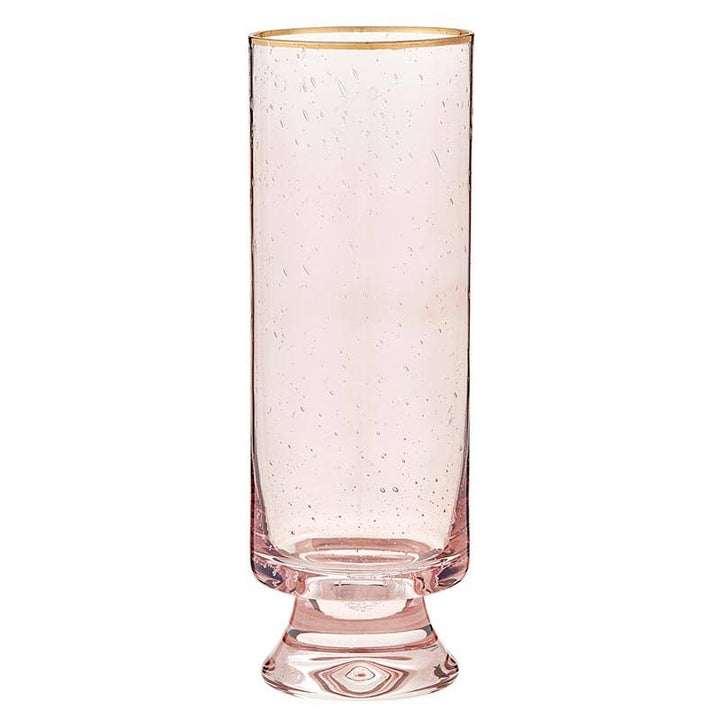 Gold Rimmed Glass - Blush - Champagne - The Collective Park City