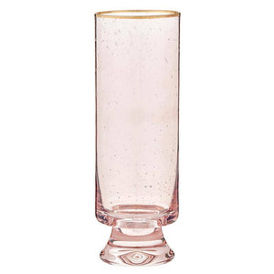 Gold Rimmed Glass - Blush - Champagne - The Collective Park City