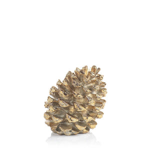 Golden Decorative Pine Cone - 8.5" - The Collective Park City