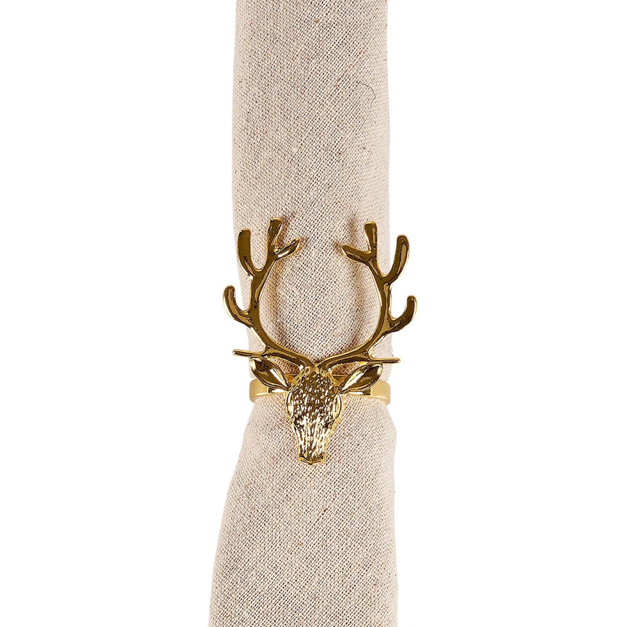 Golden Deer Napkin Ring - The Collective Park City