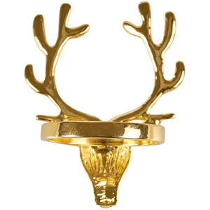 Golden Deer Napkin Ring - The Collective Park City