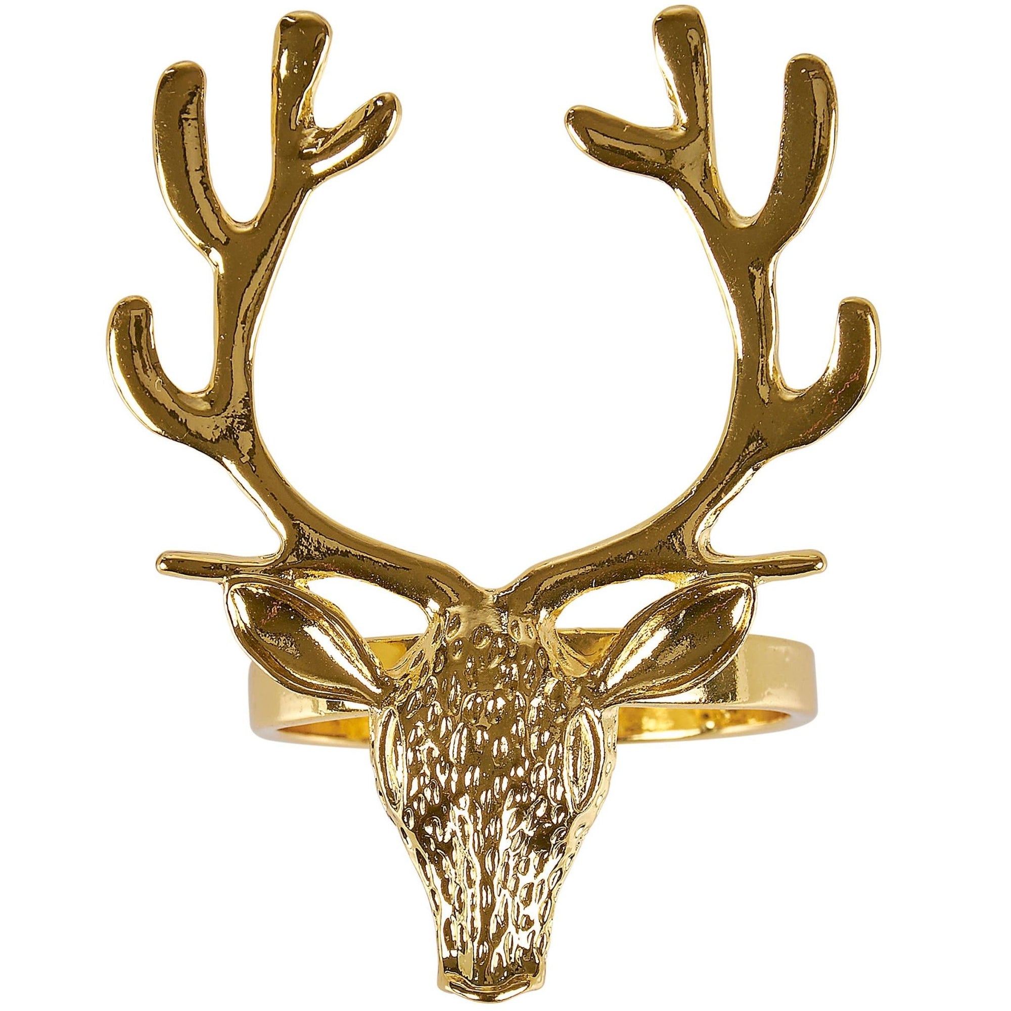 Golden Deer Napkin Ring - The Collective Park City
