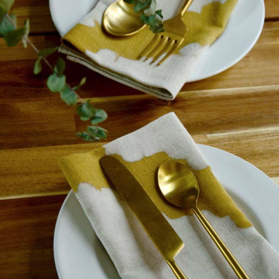 Golden Rays Napkin - Set/4 - The Collective Park City