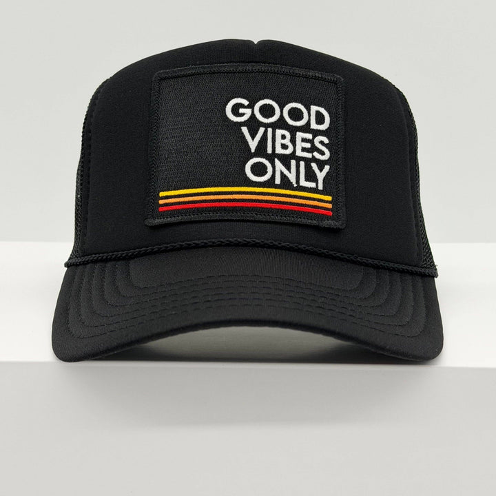 GOOD VIBES ONLY Trucker Hat - The Collective Park City