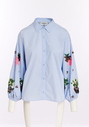 Gracie Embroidered Blouse - The Collective Park City