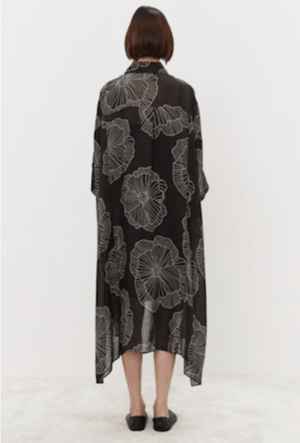 Graphic Floral Print Dress - The Collective Park City