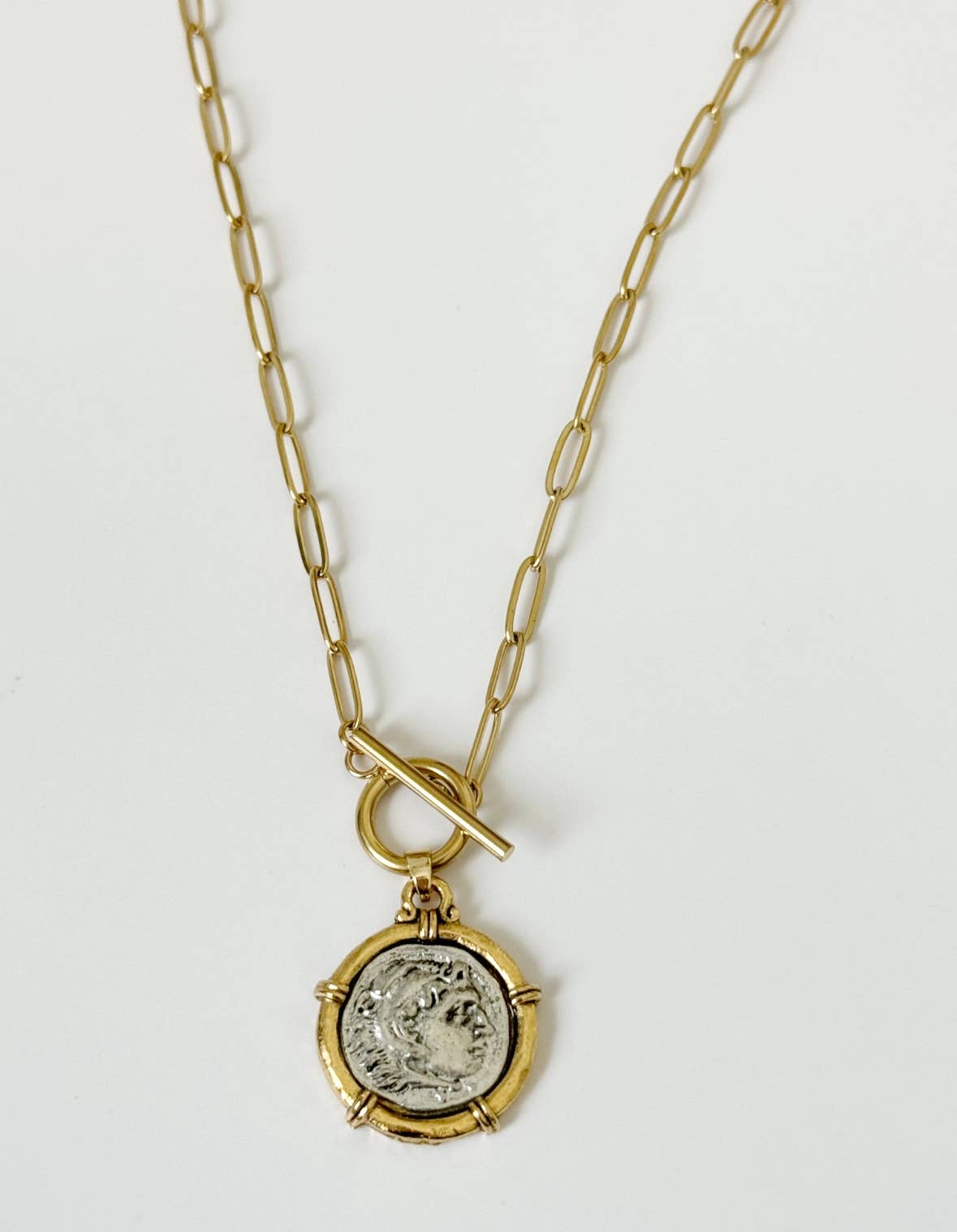 Greek Coin Necklace - The Collective Park City