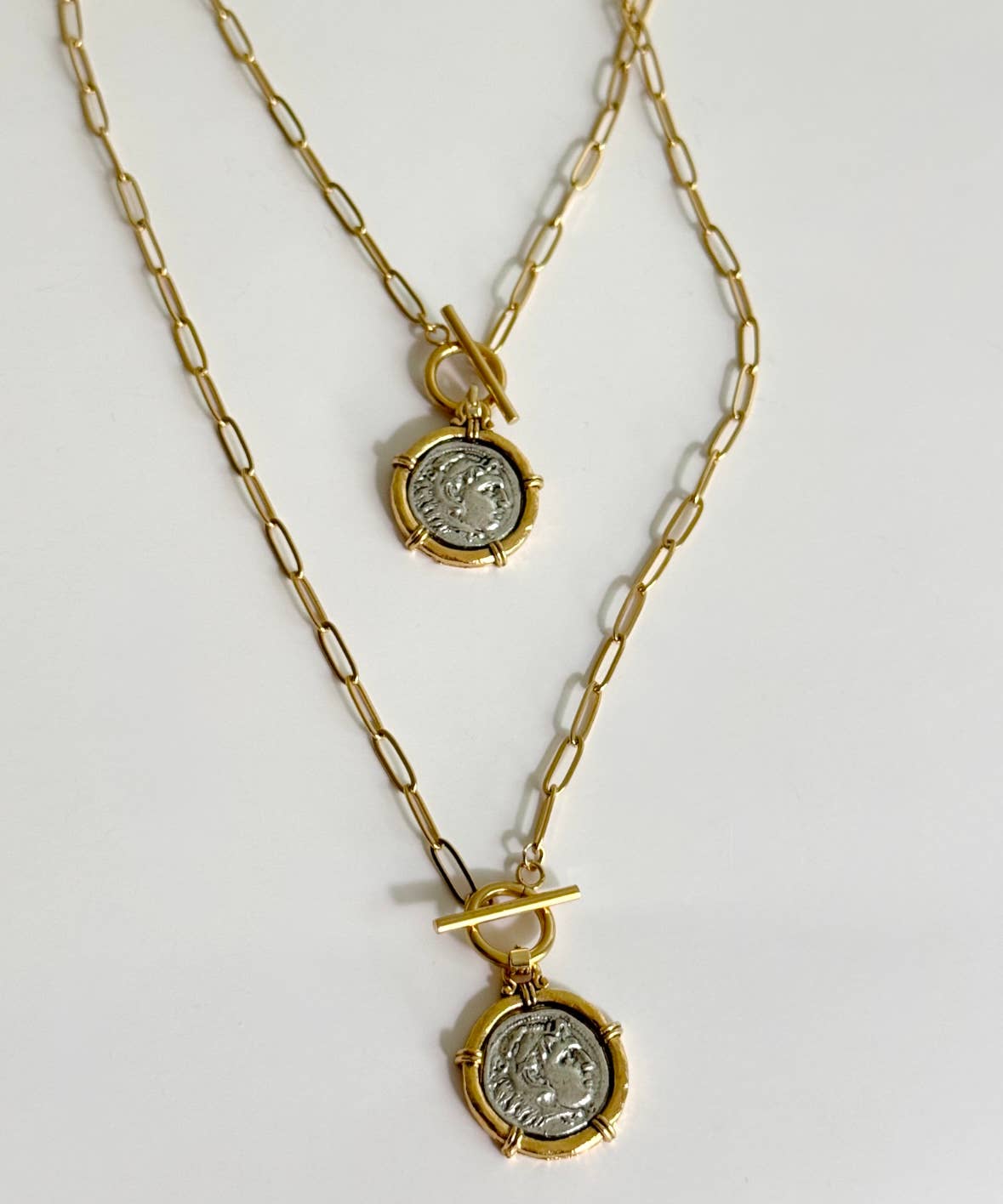 Greek Coin Necklace - The Collective Park City