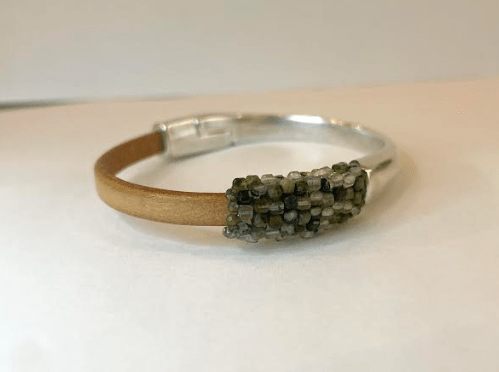 Green Amethyst w/Green Hematite Bracelet - The Collective Park City