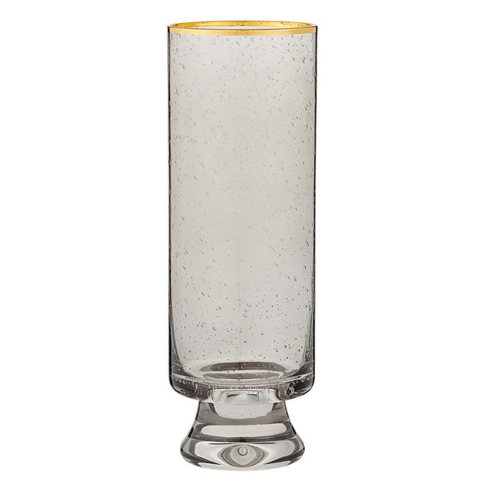 Grey & Gold Champagne Glass - The Collective Park City