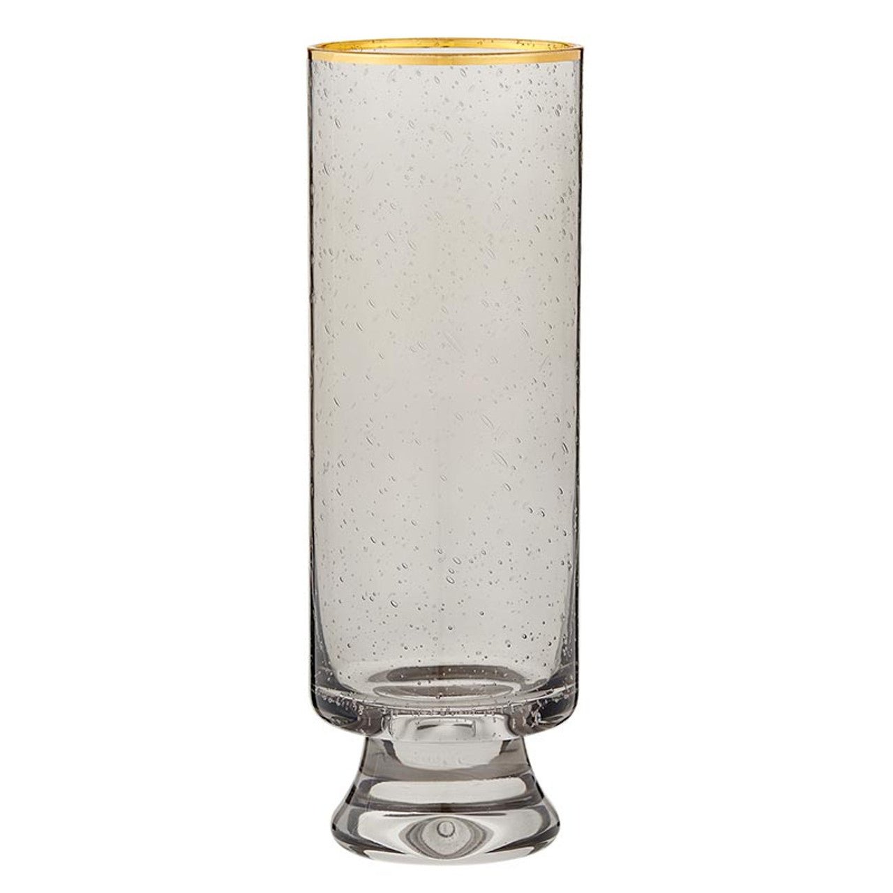 Grey & Gold Champagne Glass - The Collective Park City