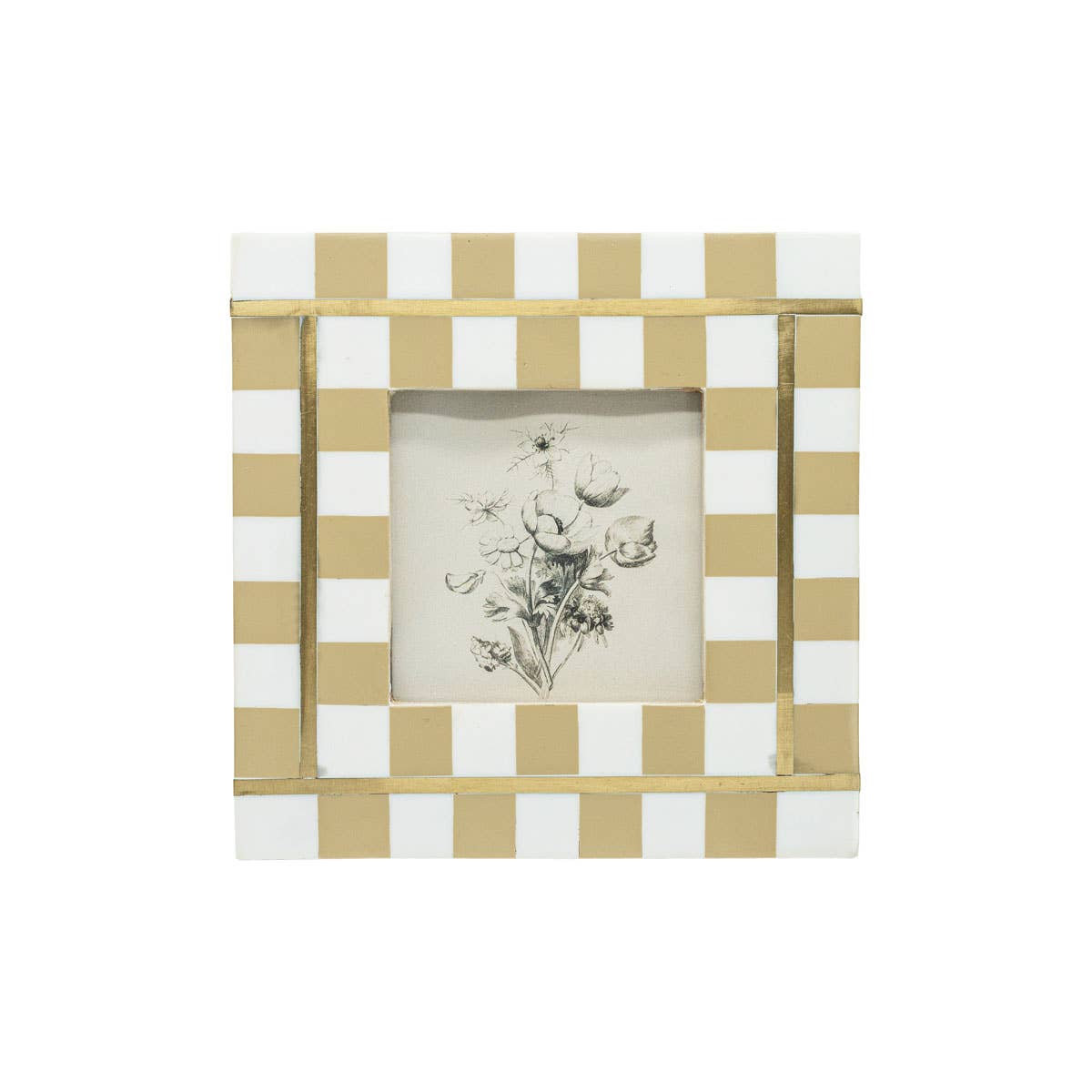 Gwendolyn Check Photo Frame - 4X4 - The Collective Park City