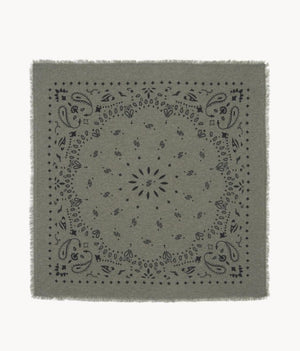 Hachiko - Printed Cashmere Bandana - The Collective Park City