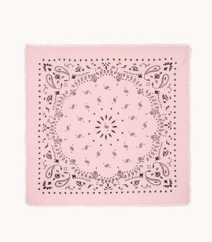 Hachiko - Printed Cashmere Bandana - The Collective Park City