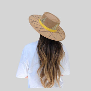 Hallie Telescope Crown Hat - Camel - The Collective Park City