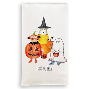 Halloween Gang: White Guest Towel / No, Keep Words / - The Collective Park City