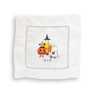 Halloween Gang: White Guest Towel / No, Keep Words / - The Collective Park City