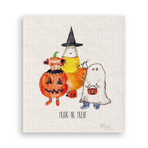 Halloween Gang: White Guest Towel / No, Keep Words / - The Collective Park City