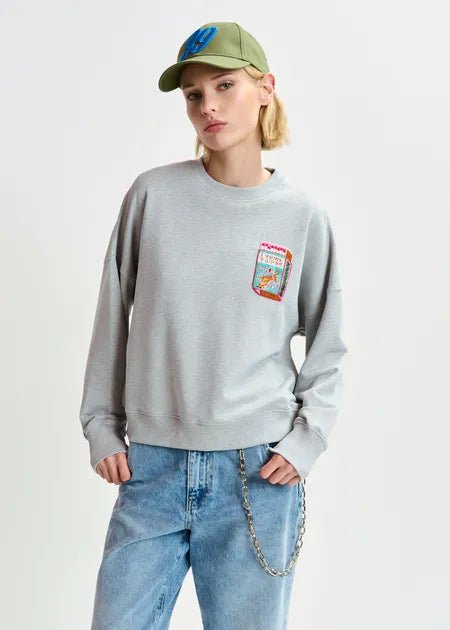Hallumettes Embroidered Sweatshirt - The Collective Park City
