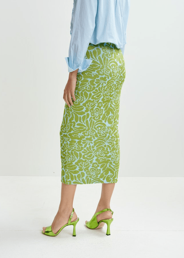 Halpaca Jacquard Skirt - The Collective Park City