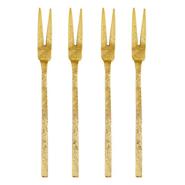Hammered Appetizer Forks - Set/4 - The Collective Park City