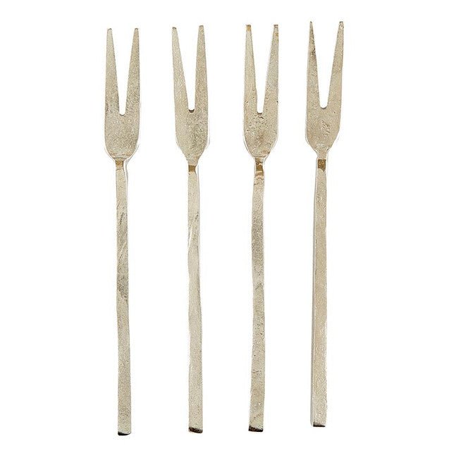 Hammered Appetizer Forks - Set/4 - The Collective Park City