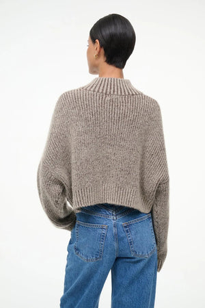 Hampton Cropped Sweater - Bisque - The Collective Park City