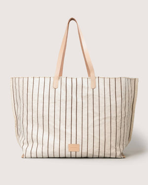 Hana Canvas Boat Bag - Seashell - The Collective Park City