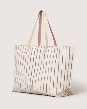 Hana Canvas Boat Bag - Seashell - The Collective Park City