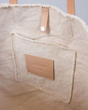 Hana Canvas Boat Bag - Seashell - The Collective Park City