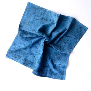 Hand Dyed Indigo Blue Napkins - Set of 4 - The Collective Park City