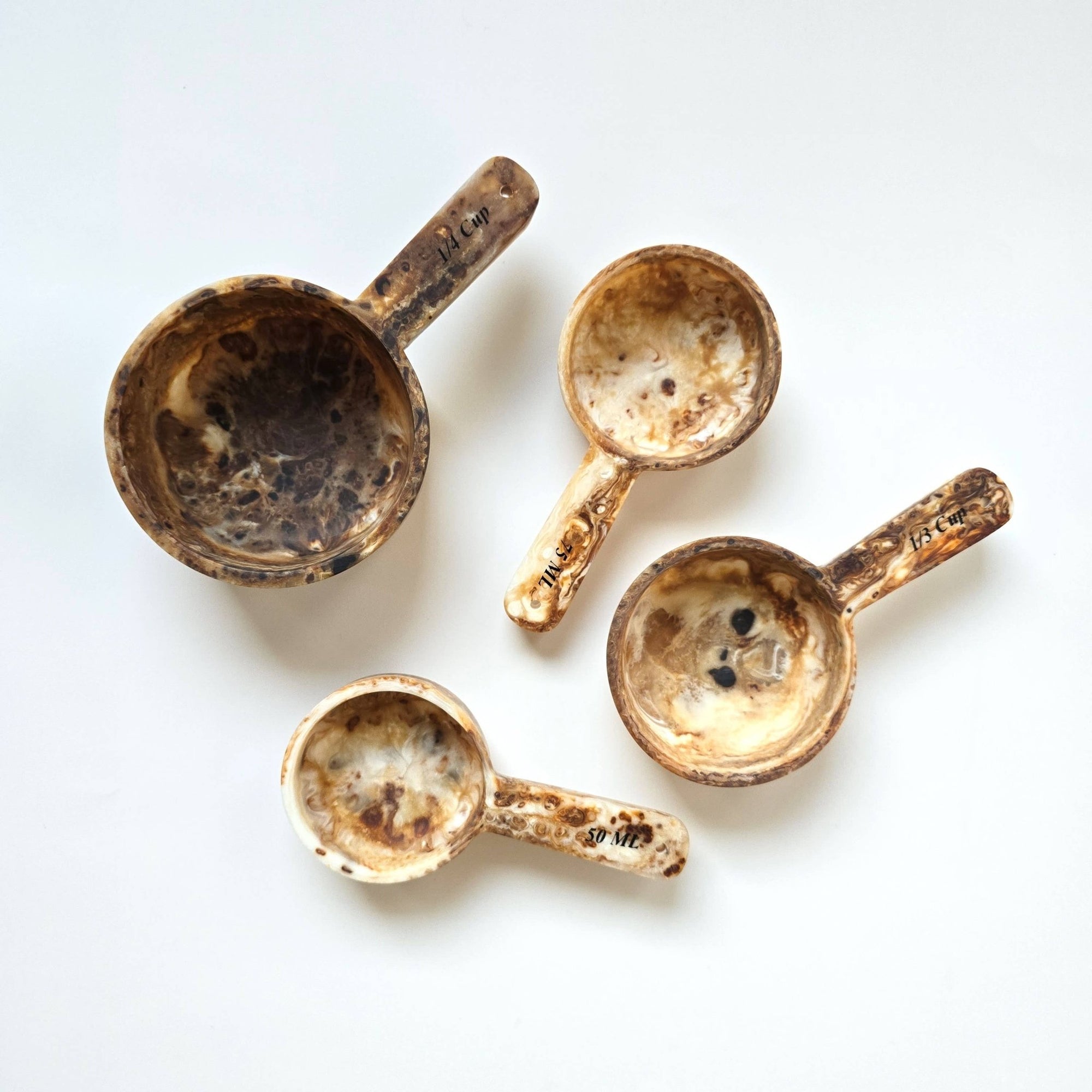 Hand Poured Resin Measuring Cups - The Collective Park City