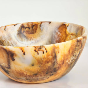 Hand Poured Resin Salad Serving Bowl - The Collective Park City